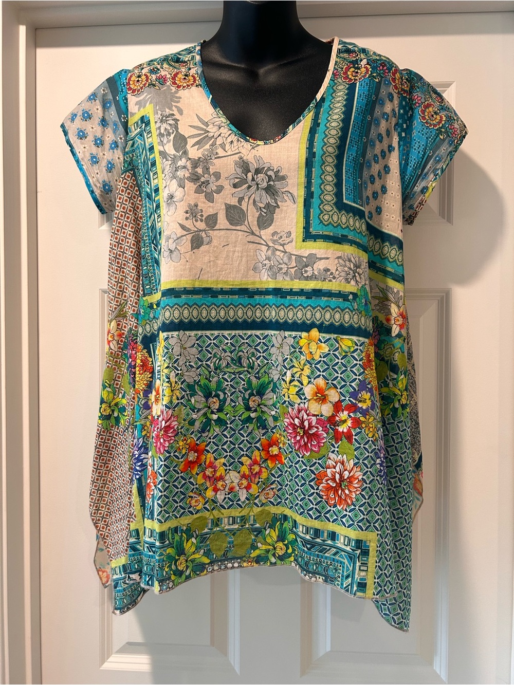 Johnny Was Boho Tunic Top